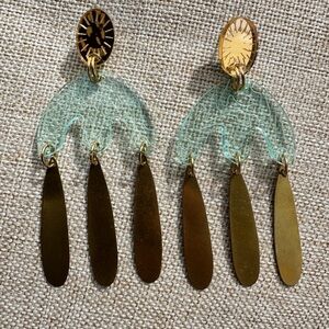 Acrylic Statement Earrings ✨